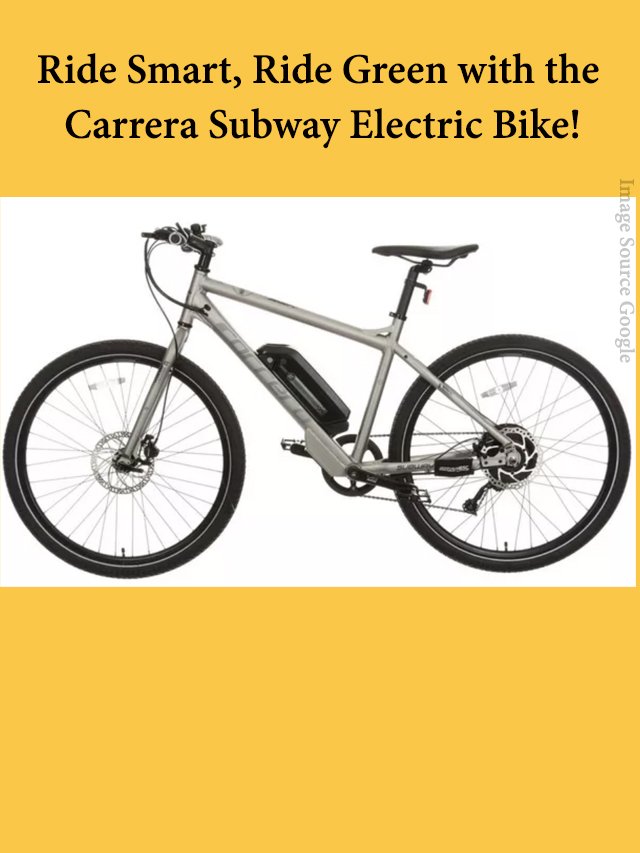 Carrera Subway Electric Bike